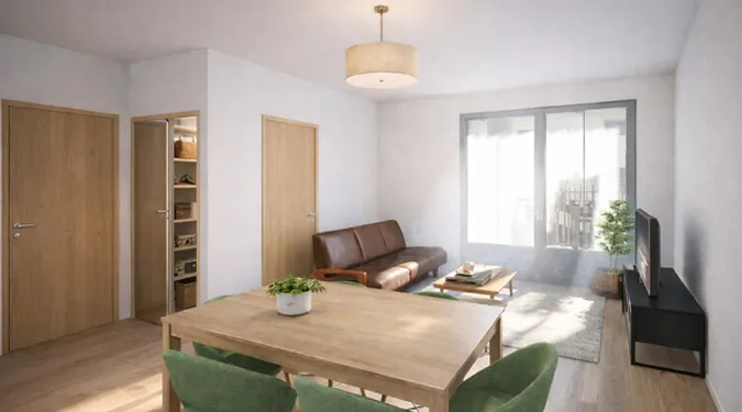 Photo pièce principale appartement Type 2 de 45 m2 pour acheter sur Tours Centre | Bien proposé par GAUTARD Immobilier'