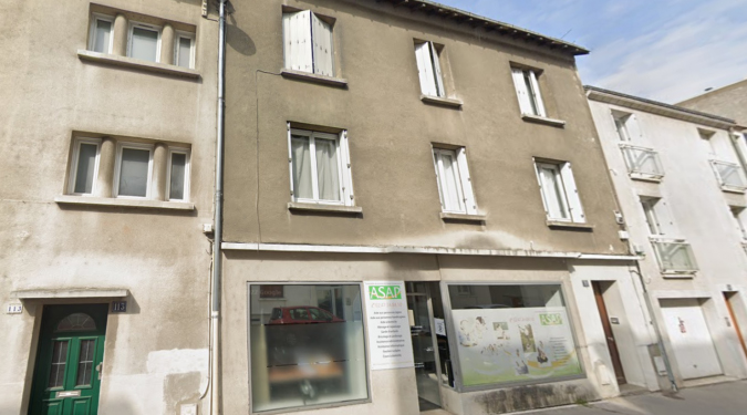 Facade Immeuble bureaux et appartements a vendre sur Tours Centre