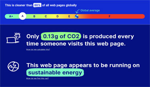 0,13 g de CO2 au test de consommation carbone site web gautard immobilier effectue le lundi 5 juin 2023