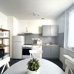 Vue pièce à vivre Appart T2 meublé de 50 m2 env. à louer sur Tours Centre | GAUTARD Immobilier Gestion Locative