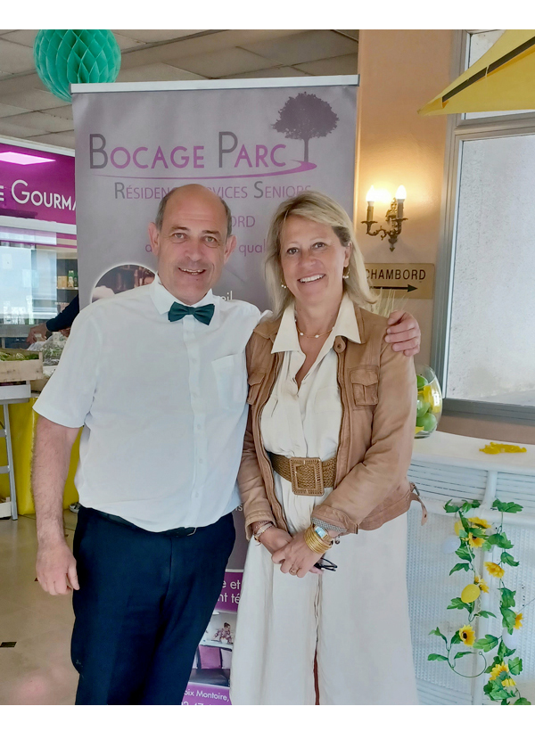 photo dirigeant gautard immobilier et directrice de la Résidence BOCAGE PARC