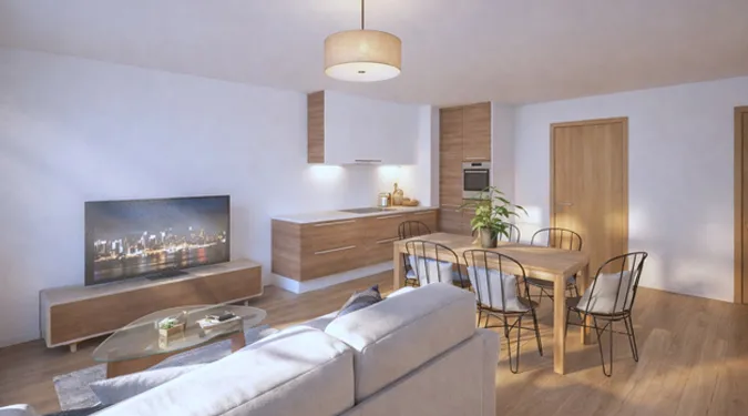 Photo pièce principale appartement Type 2 de 45 m2 pour investir sur Tours Centre | Bien proposé par GAUTARD Immobilier'