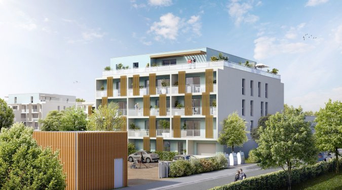 Image facade residence green lux appartement pour investir sur tours